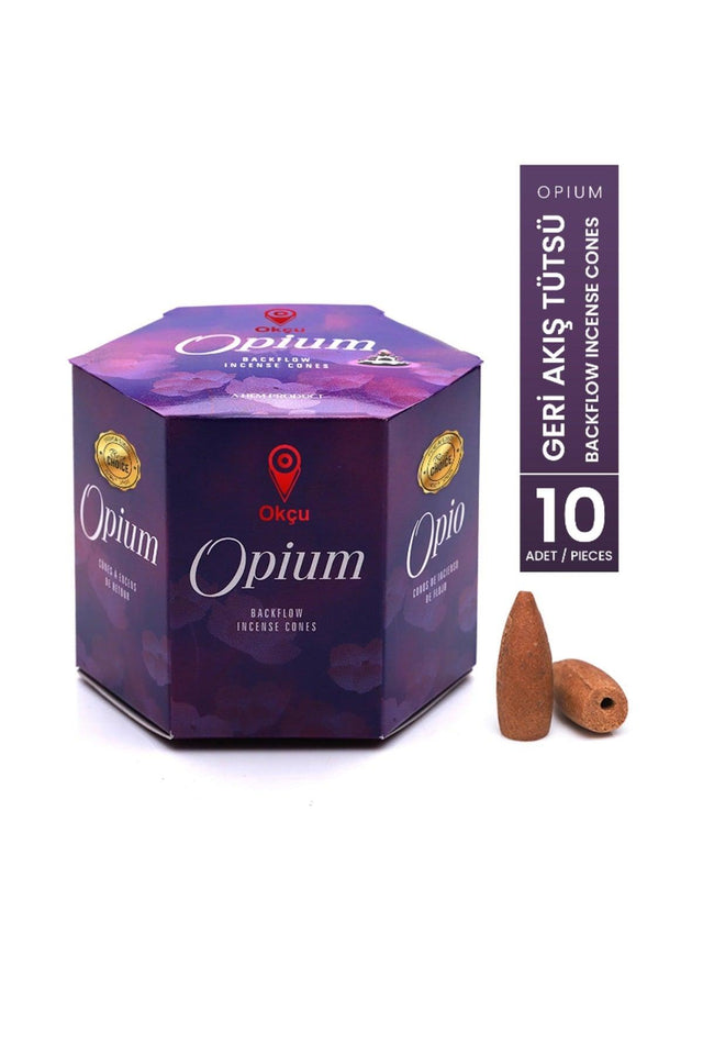 Opium/ Opio Backflow Incense Waterfall Conical Backflow Incense Cones 10 Pcs / Pieces - Swordslife