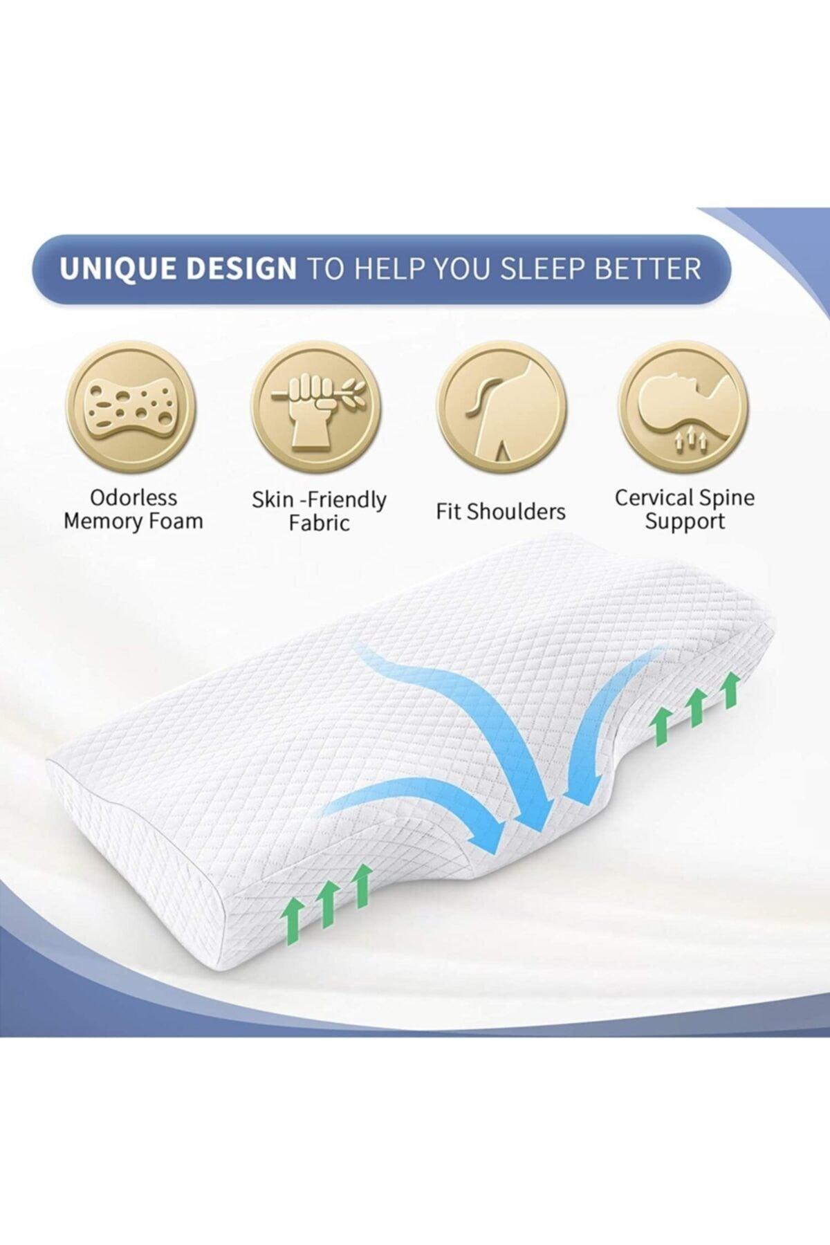 Orthopedic Pillow Visco Pillow Neck Pillow Neck Hernia Pillow Orthopedic Neck Pillow - Swordslife