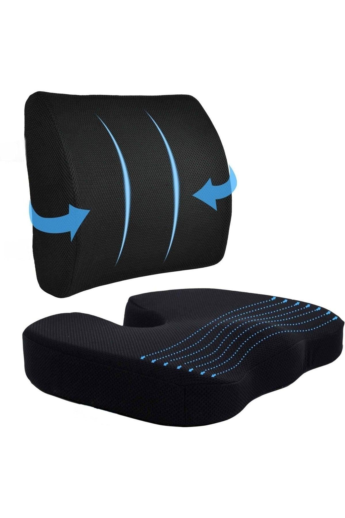 Sitting Cushion Lumbar Pillow Lumbar Support Pillow Orthopedic Visco Pillow Neck Pillow Orthopedic Pillow - Swordslife