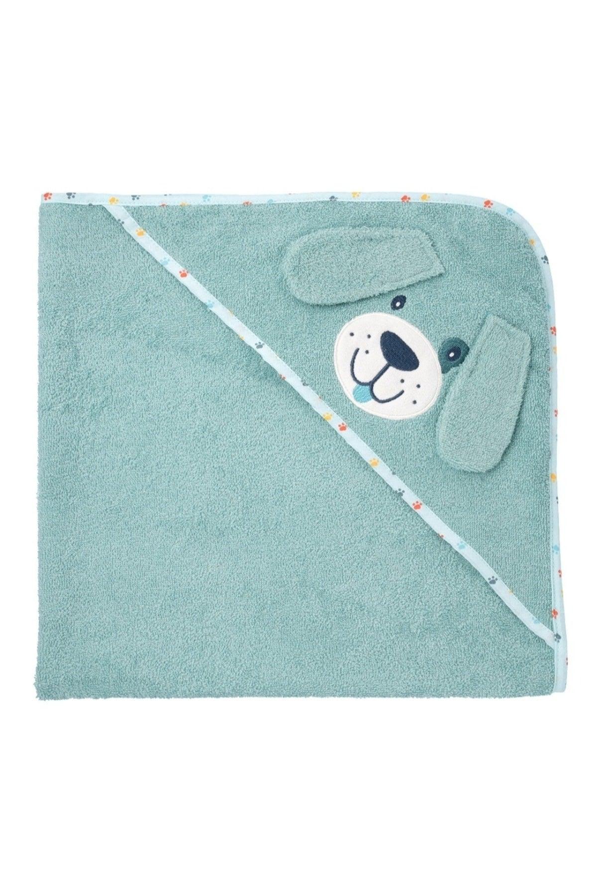 Outlet Product Baby Bath Towel Swaddle 80x80cm Puppy/water Green - Swordslife