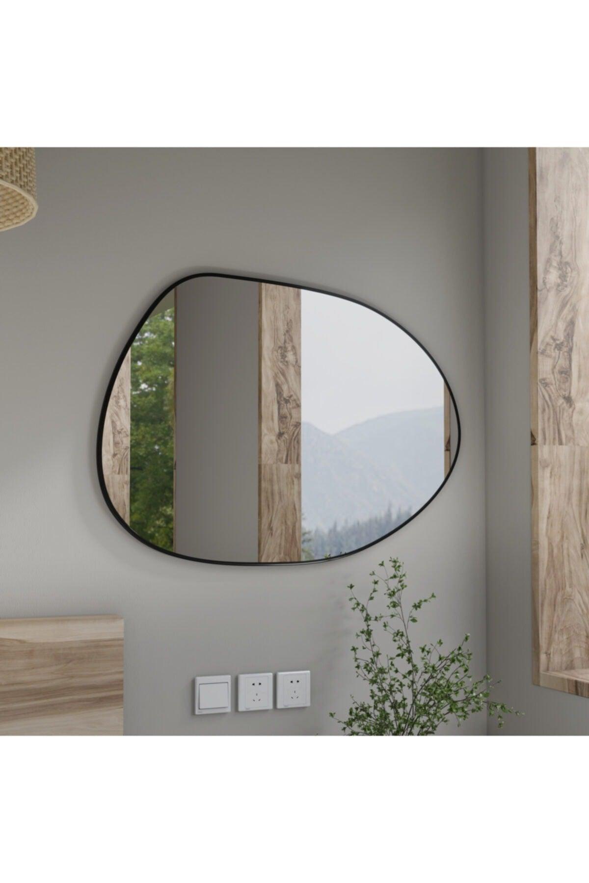 Oval Asymmetrical Mirror - Swordslife