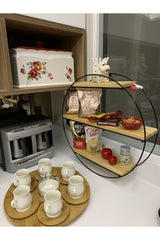 Oval Wooden Bathroom-sink-kitchen