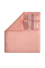 Pamena Ranforce Single Duvet Cover Set - Salmon - Swordslife