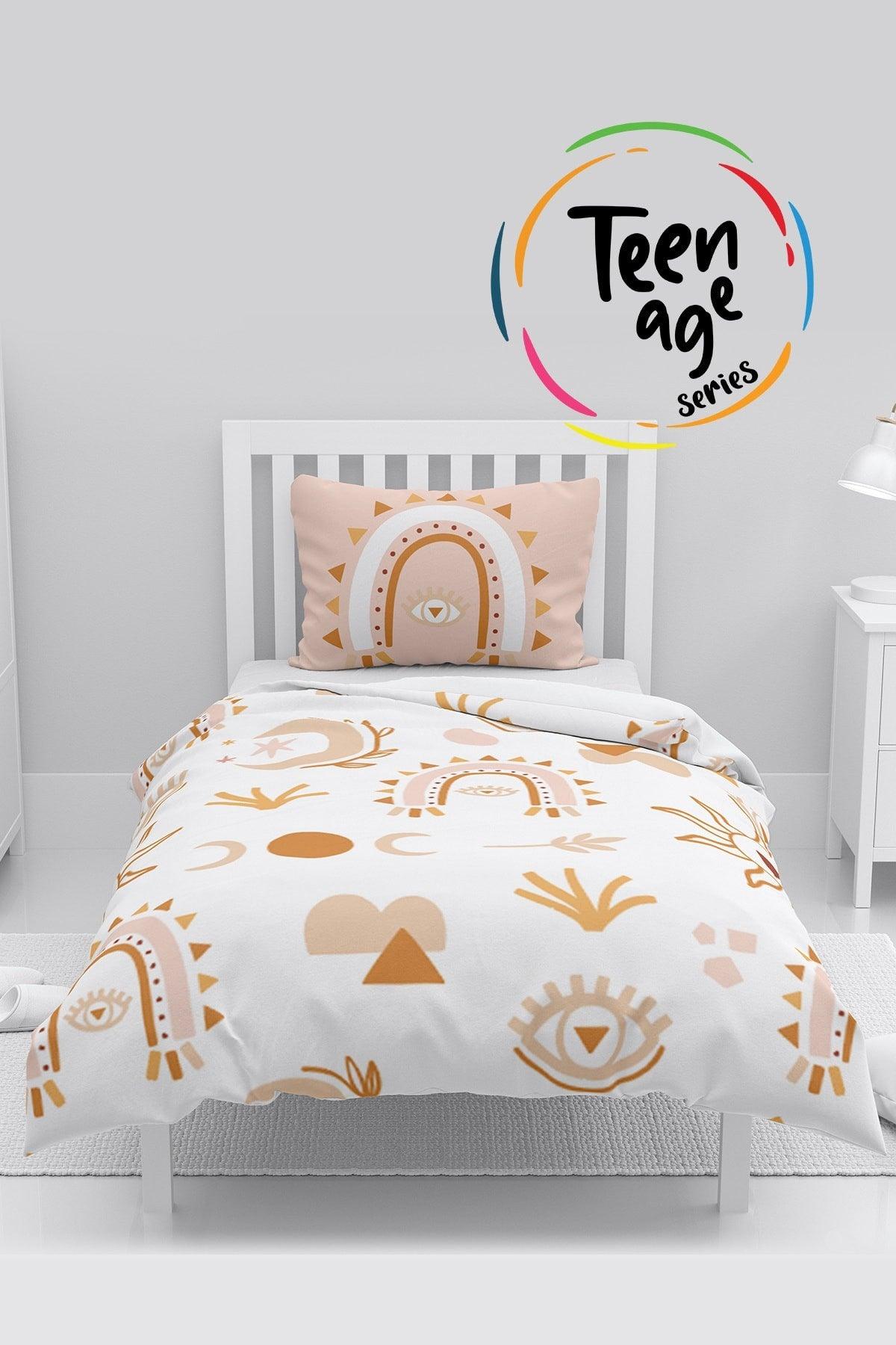 Cotton Satin Teen Age Single Duvet Cover Set Model No: 128 - Swordslife