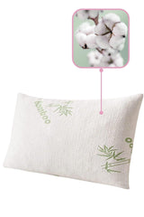 Cotton Pillow Natural Air Conditioned Pillow Bamboo Cover - Swordslife