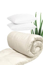 Cotton Quilt Double Aloe Vera Fabric And 2 Pillows - Swordslife