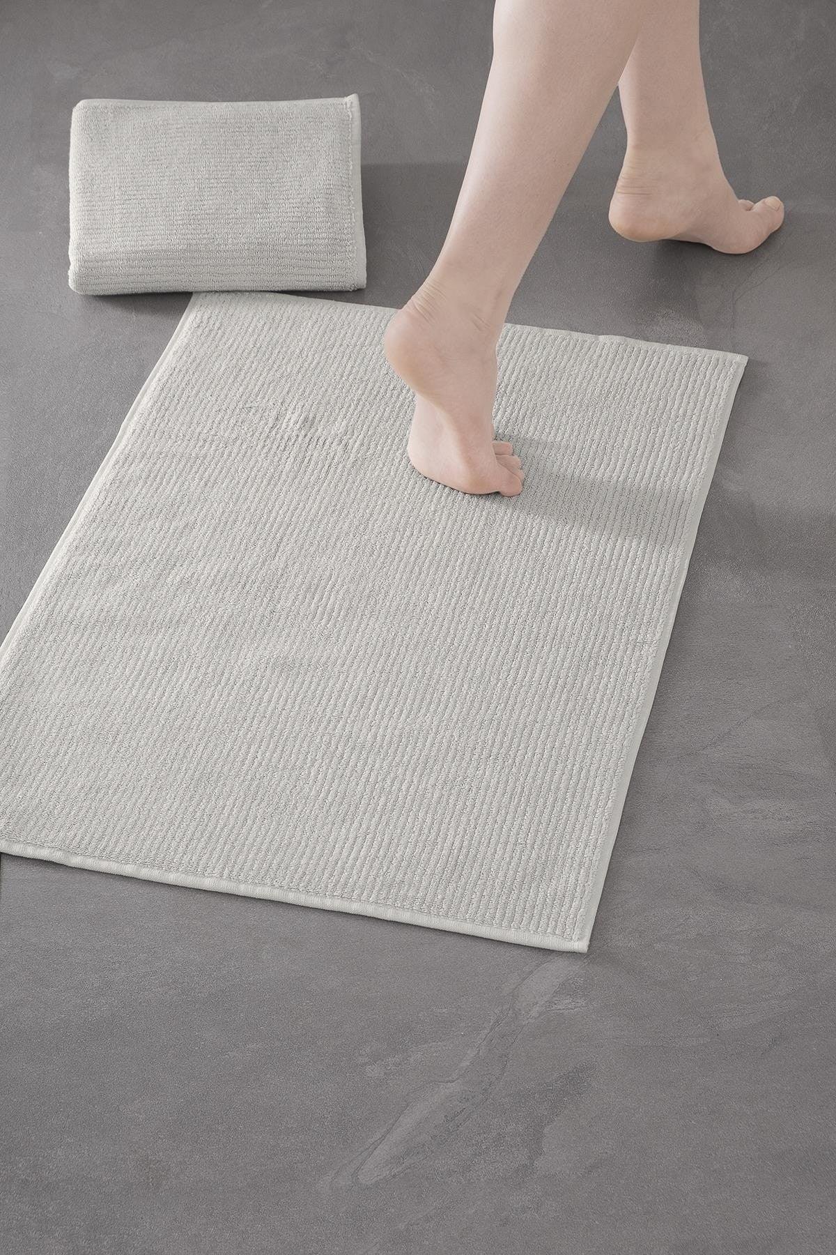 Pana Bathmat 202 - New Trend, 50x75cm. 2pcs. Premium Foot Towel / Bath Mat Set - Swordslife