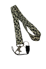 Panda Patterned Neck Strap Lanyard Badge Holder