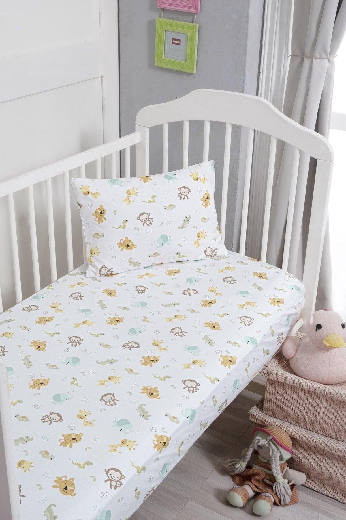 Park Mattress Elastic Sheet Set Forest Animals 70x110 Cm. And Pillowcase 35x45 Cm - Swordslife