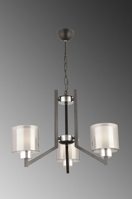 Pars 3 Piece Modern Mica Headed Pendant Lamp Chandelier - Swordslife