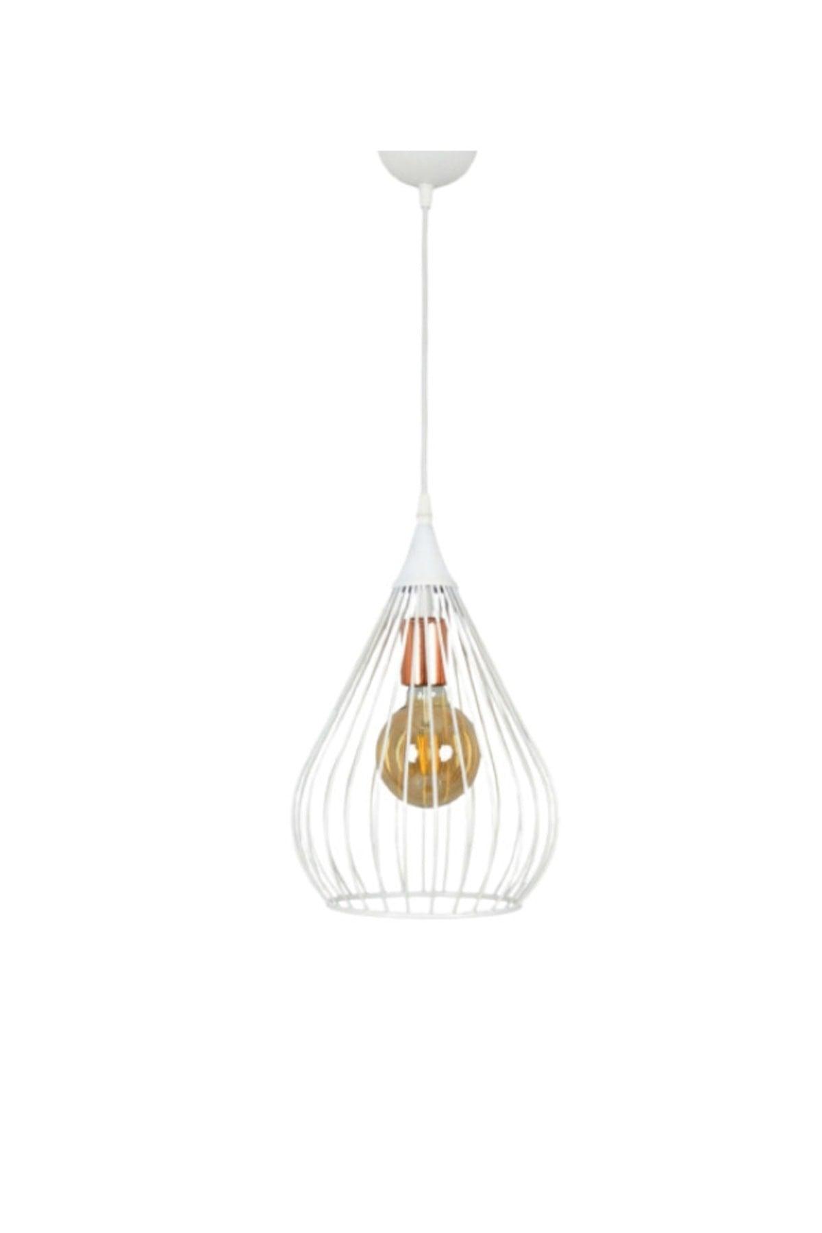 Pear Single White Pendant Chandelier - Swordslife