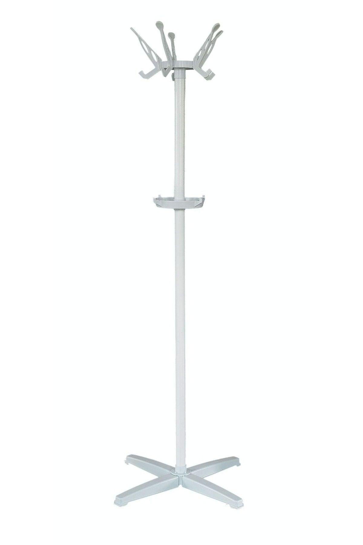 Pedestal Coat Rack Lux Coat Rack White