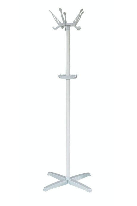 Pedestal Coat Rack Lux Coat Rack White