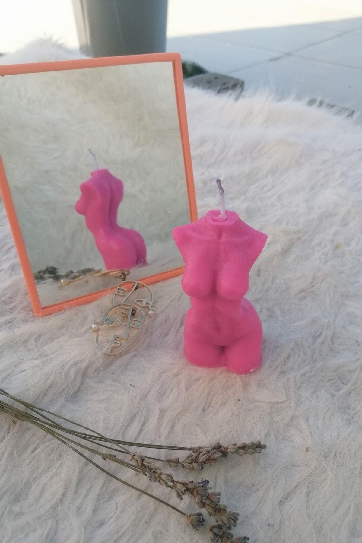 Pink Scented Venus Female Decorative 10 Cm Body Candle - Swordslife