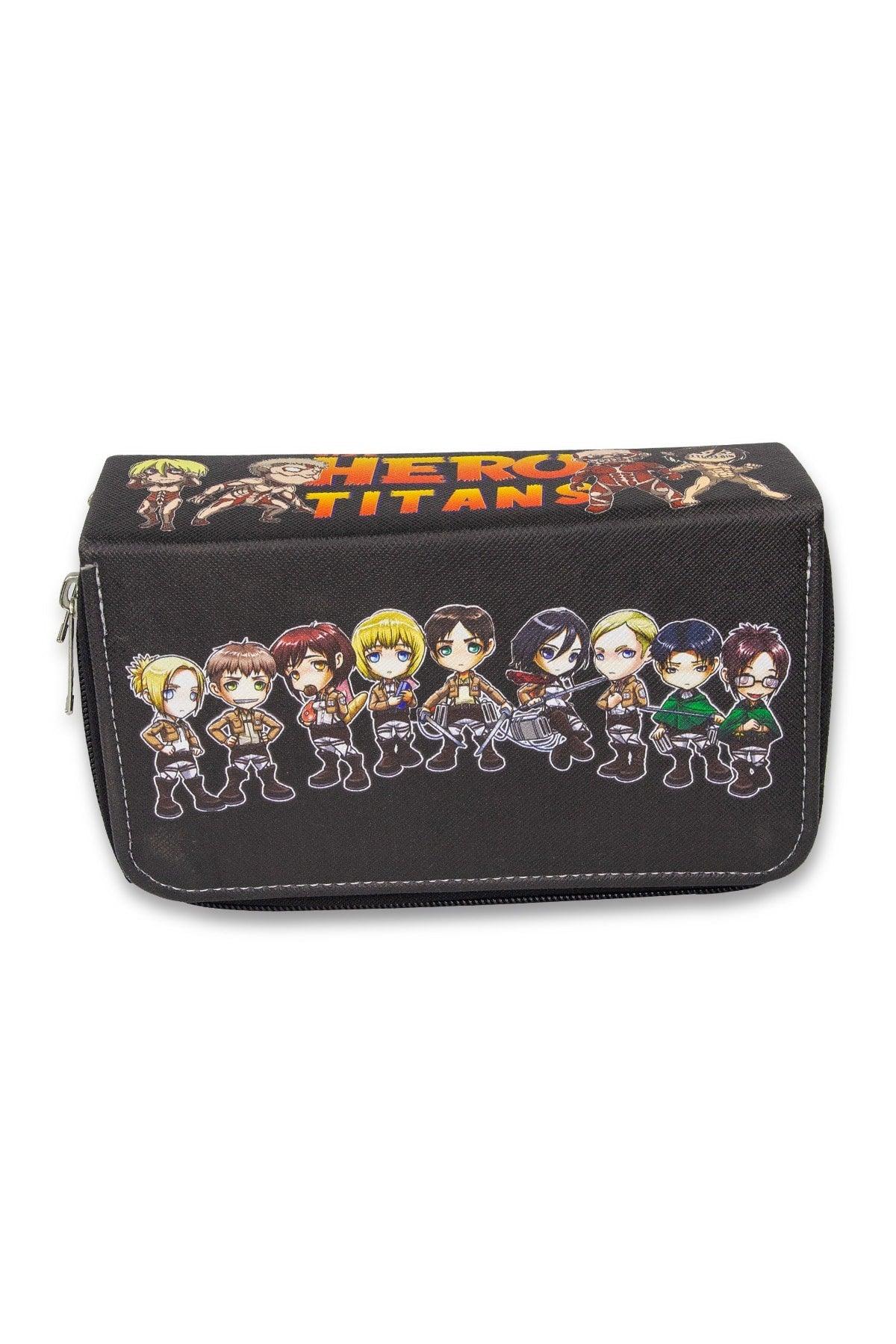 Pencil Case Anime Hero Titans Drawing Three