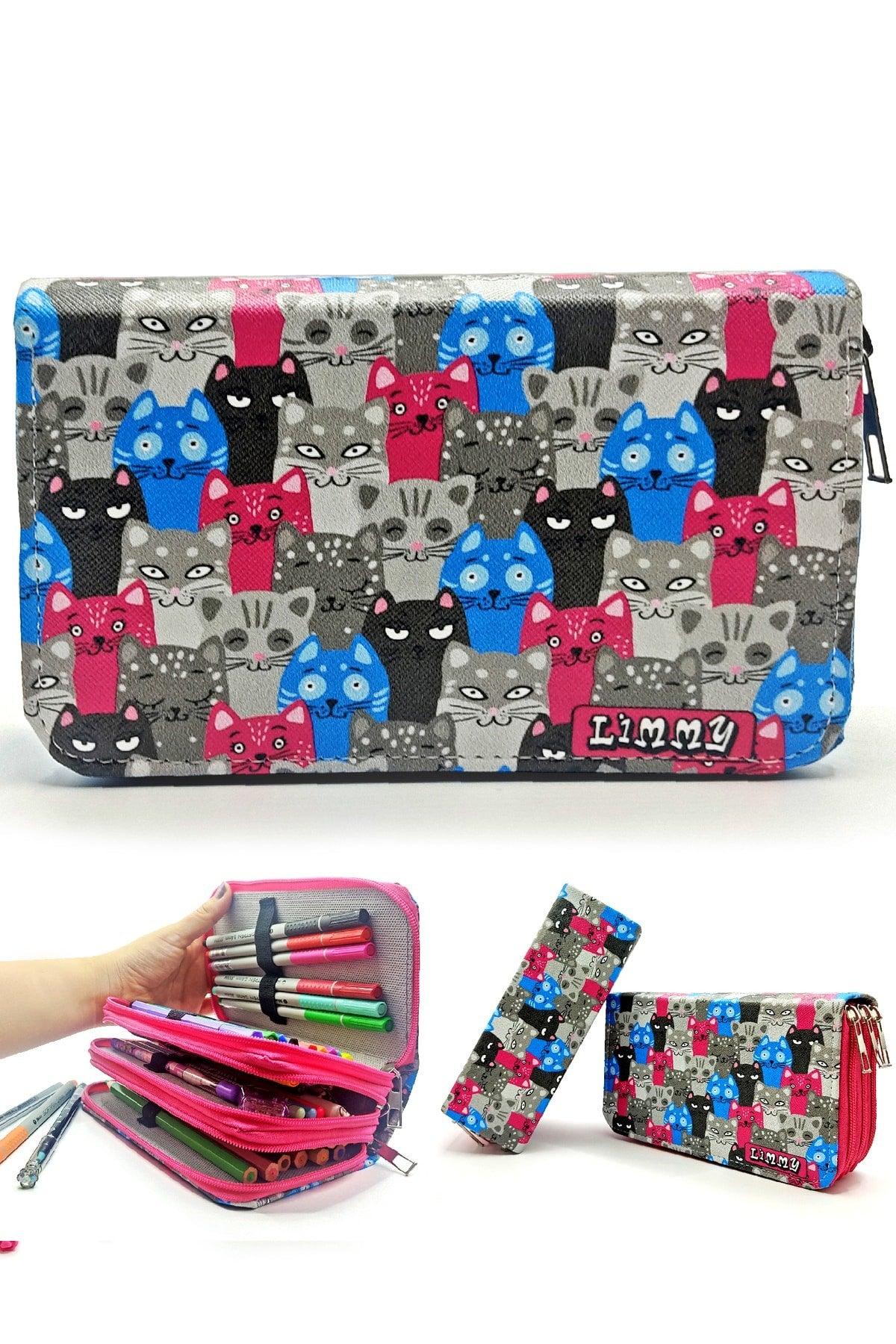 Pencil Case Cute Cats Kawai Organizer