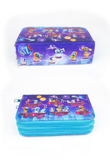 Pencil Case Robots Kawaii Pattern Orginazer