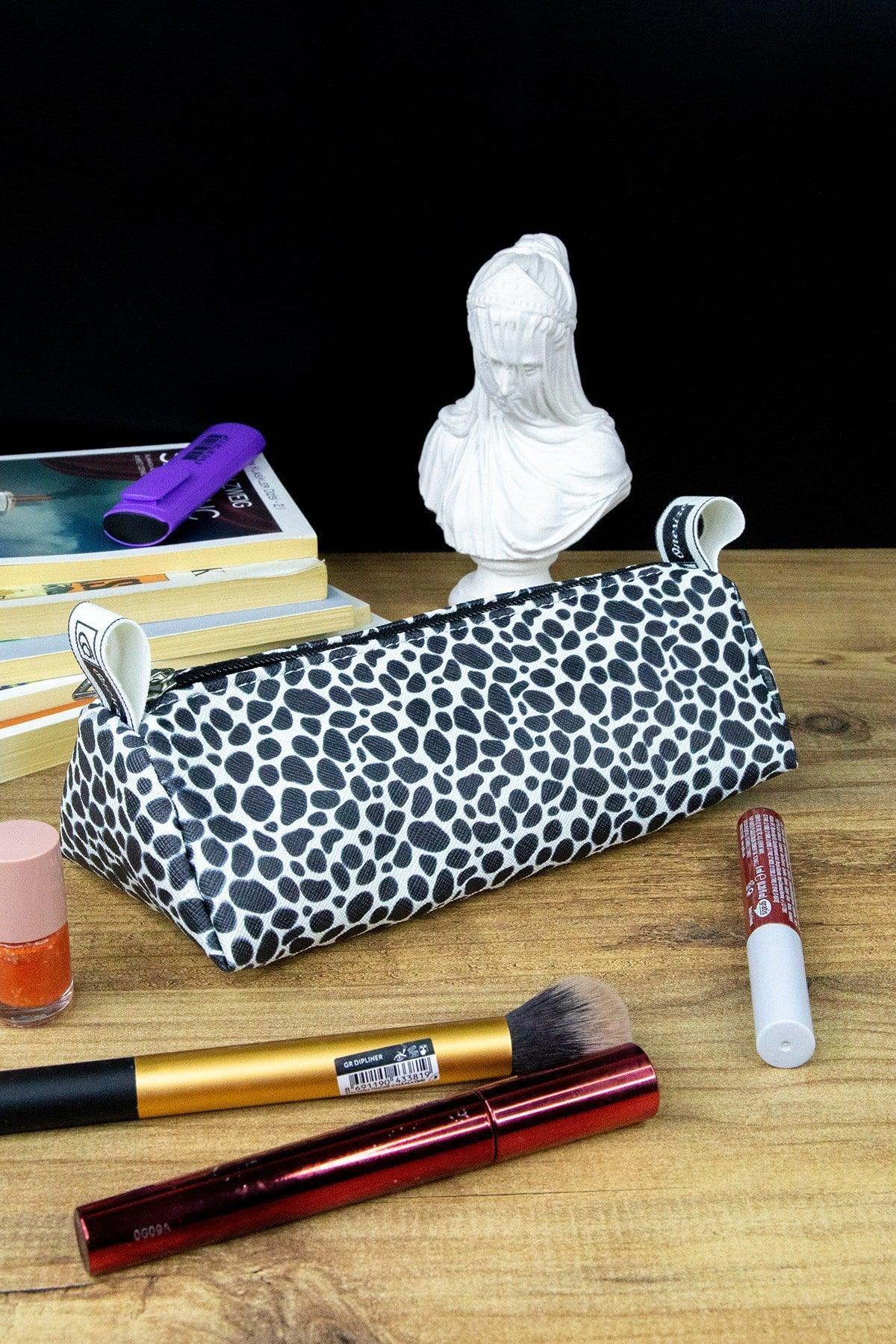 Pencil Case Cow Vegan Leather (PEN Holder AND