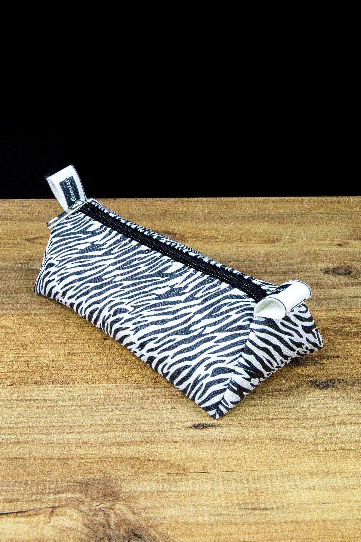 Pencil Case Mini Zebra Vegan Leather (PEN Holder