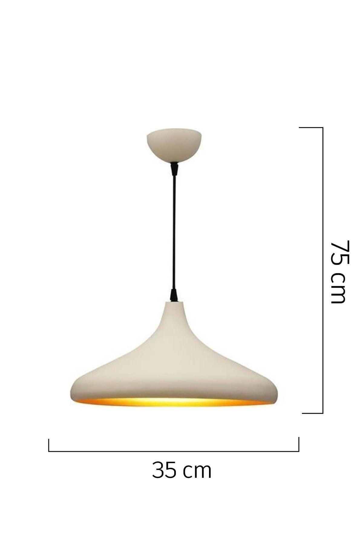 Pera weiß Single Modern Retro Sarkıt Salon Chandelier - Swordslife