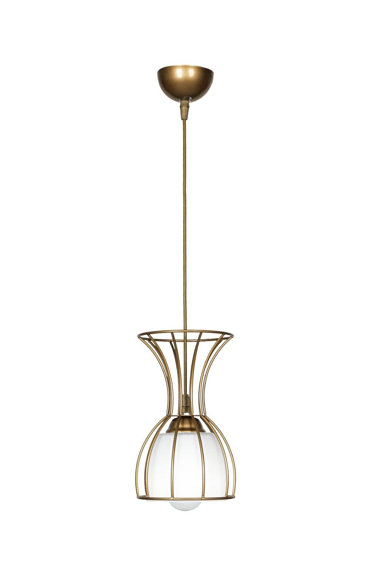 Perros Single Chandelier Tumbled Glass - Swordslife