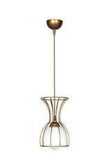 Perros Single Chandelier Tumbled Glass - Swordslife