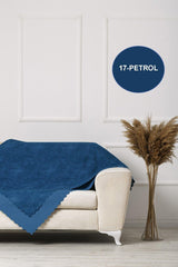 Petrol Vessel Double Sided Sofa Bed Cover Shawl - Swordslife