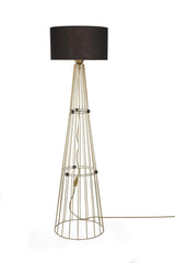 Philippine Floor Lamp Tumbled Black Hat