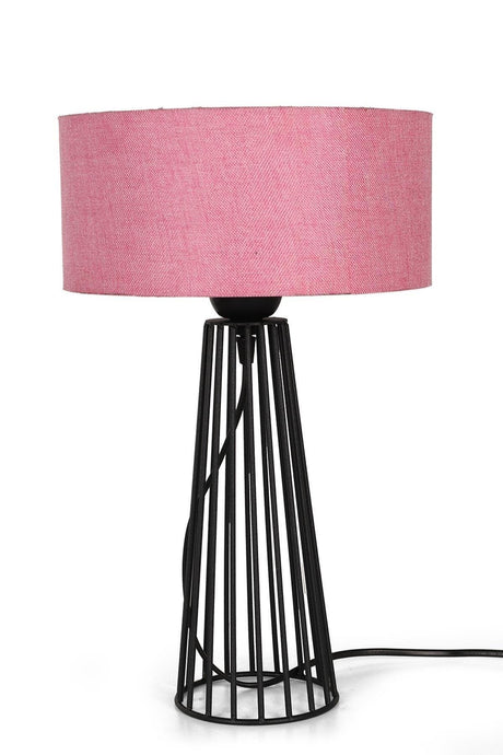 Philippine Table Lamp Black Pink Hat - Swordslife