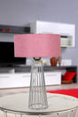 Philippine Table Lamp Chrome Pink Hat - Swordslife