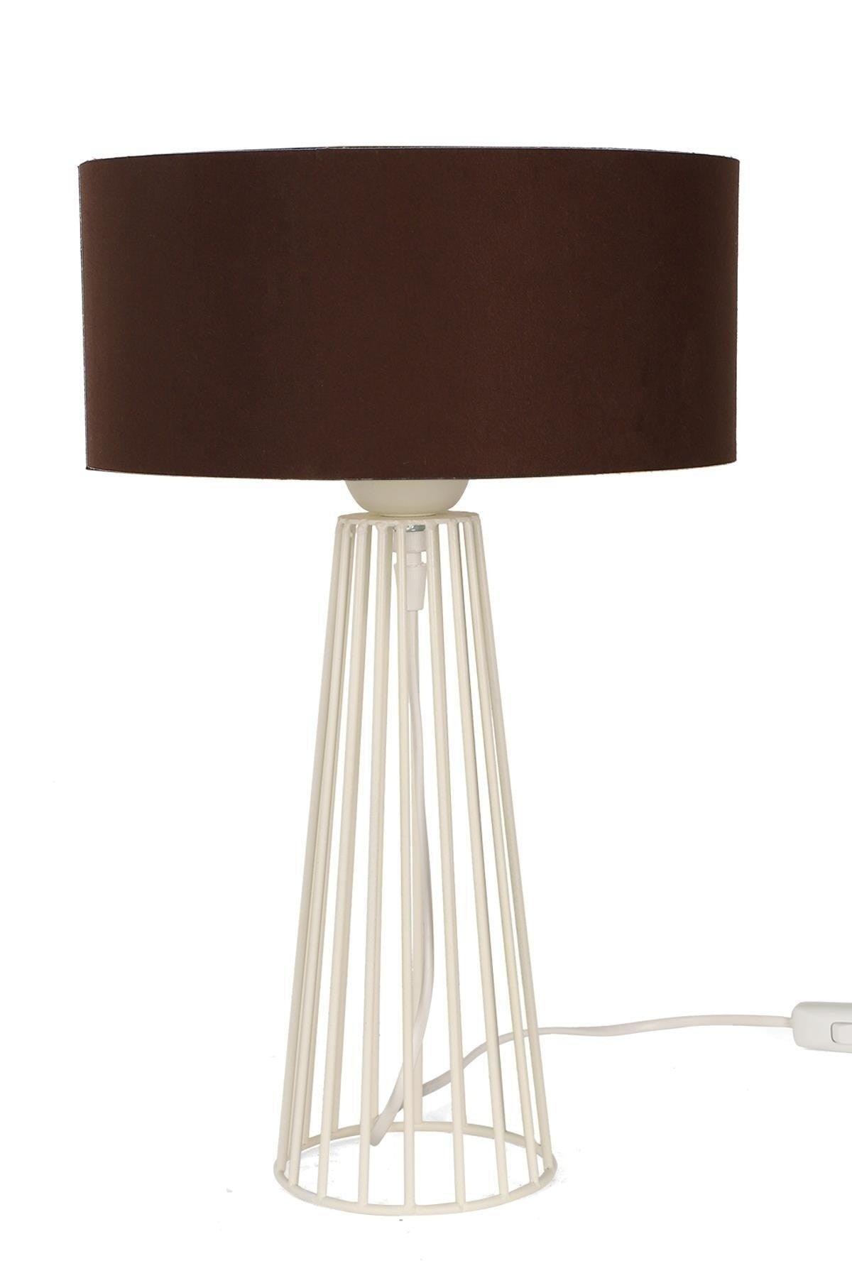 Philippine Table Lamp White Brown Hat - Swordslife