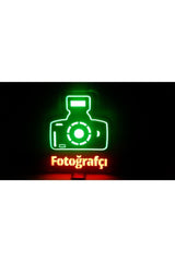 Photographer Led Sign 48x40 cm