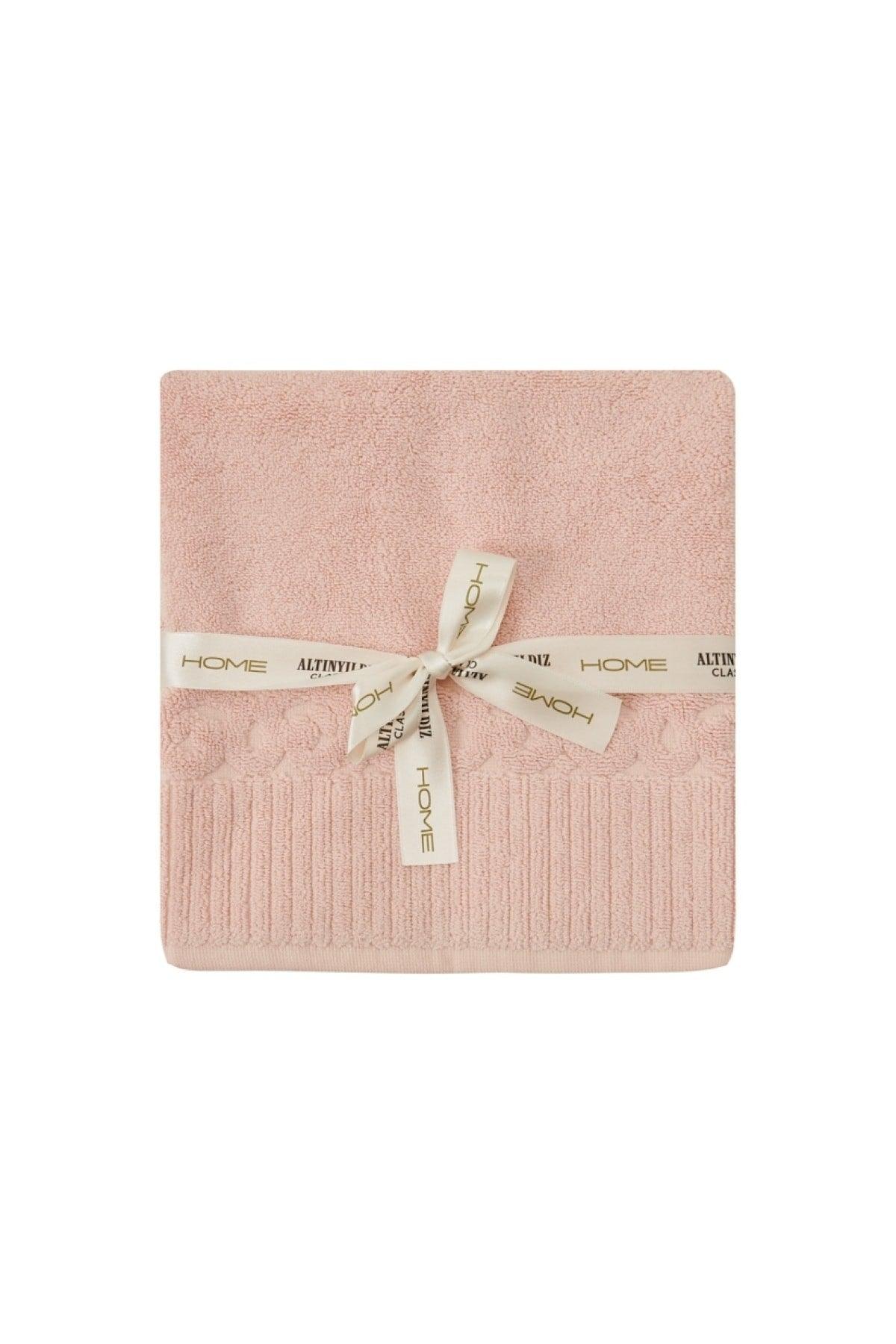 Pink 100% Cotton Foot Towel 50x80 Cm - Swordslife