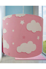 Pink Cloudy Baby Kids Room Chandelier Lampshade Pendant Lamp - Swordslife