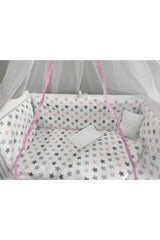 Pink Star Baby Crib Sleeping Set 60x120