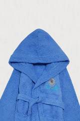 Plain And Hooded Cotton Kids Bathrobe