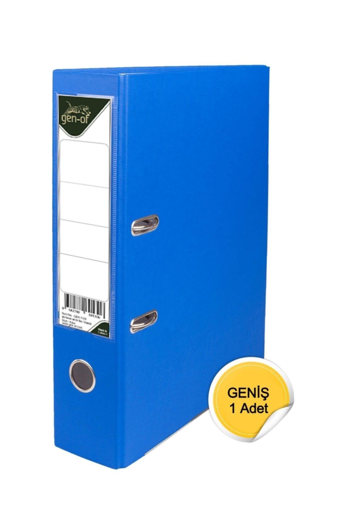 Plastic Folder Wide Blue 1 Piece