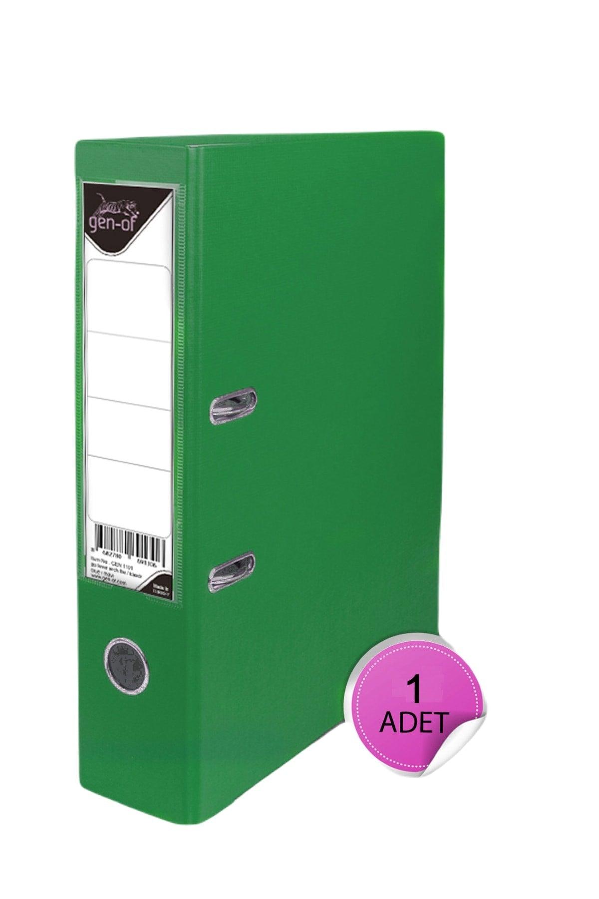 Plastic Folder Wide Green 1 Piece