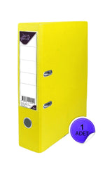 Plastic Folder Wide Yellow 1 Piece