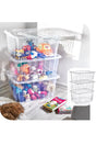 Plastic Transparent Storage And Organization Box 30