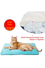 Plush Cat & Dog Bed Floor Cushion -