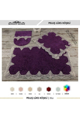 Plush Lux Cornered Purple 3 Piece Lacy Closet