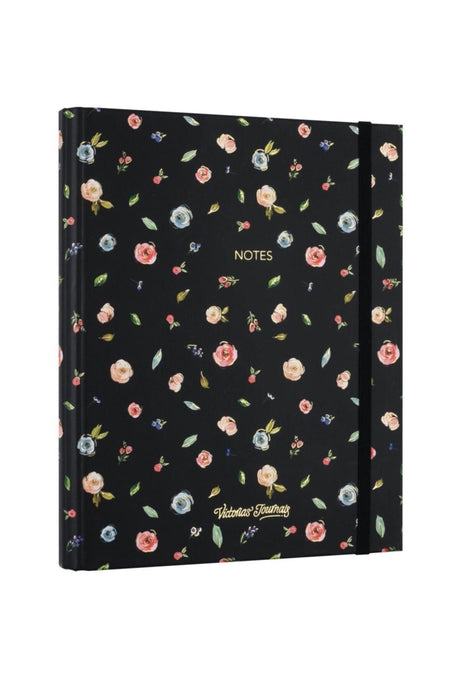 Polka Florals Hidden Spiral Notebook 17x24 Cm