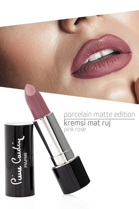 Porcelain Matte Edition Lipstick - Pink Rose