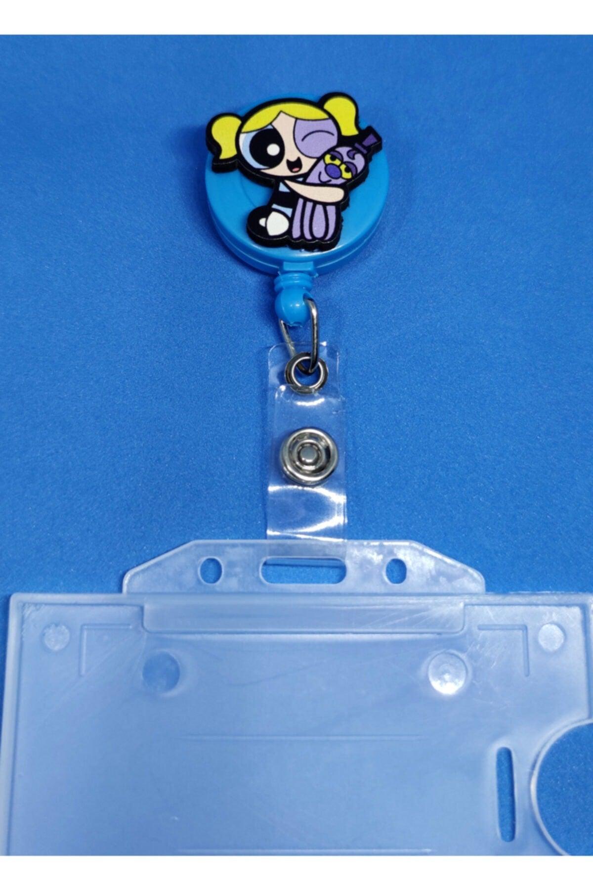 Powerpuff Girls Bubbles Yoyo Badge Holder