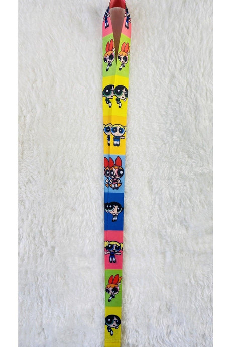 The Powerpuff Girls Themed Neck Strap Rope And