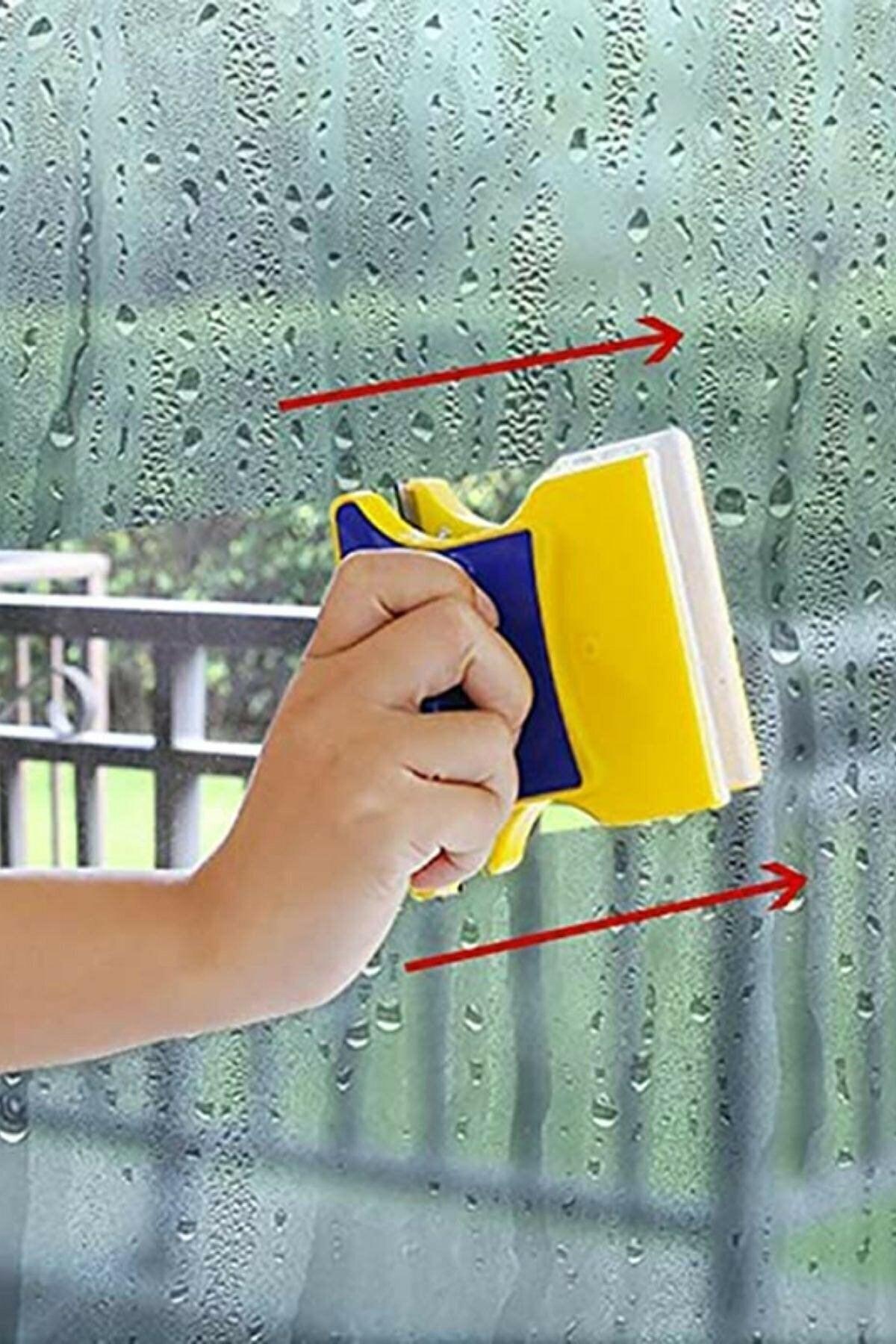 Practical Magnetic Double-Sided Glass Wiping Glass Cleaning Spare Sponge Gift - Swordslife