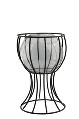 Prague Vase Black Smoked Glass - Swordslife