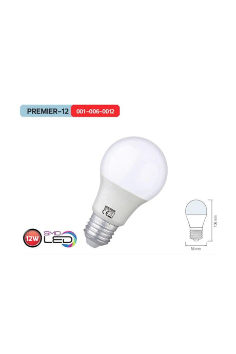 Premier-12 Led Bulb 10 PACK 12 Watt 1050