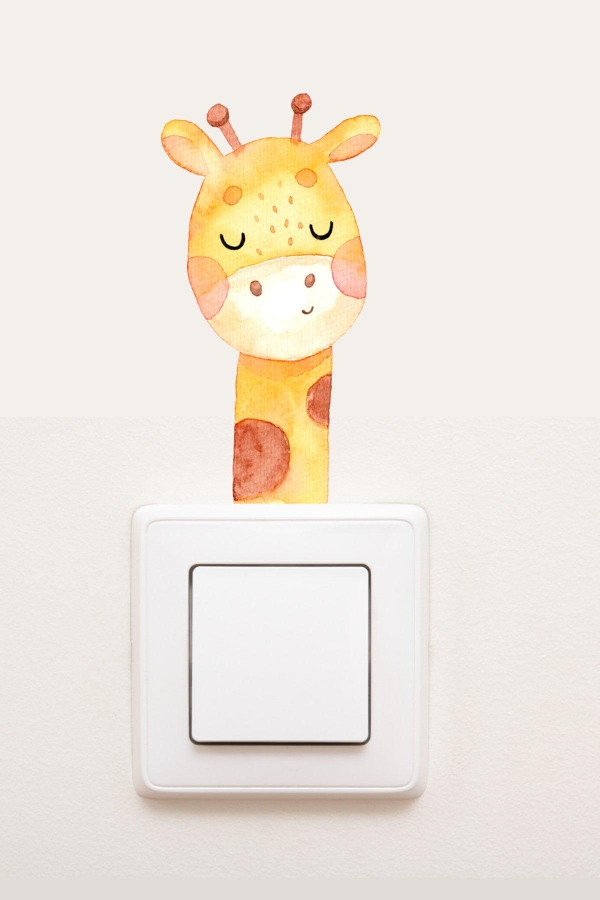 Socket - Giraffe Head Decorative Socket Sticker - Swordslife